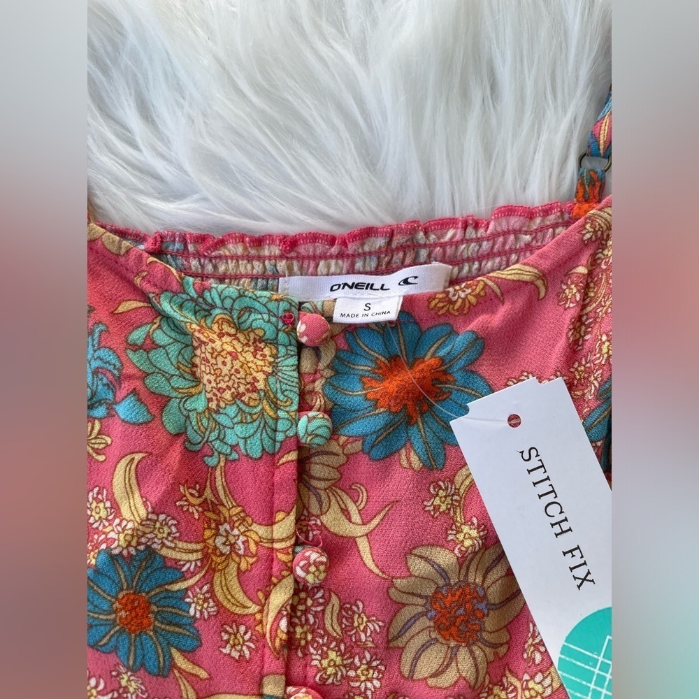 NWT - O’Neill Tallie Womens Tank Top - Calypso Coral - Size small - Picture 6 of 11